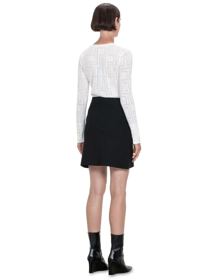 Milano Mini Skirt in Black