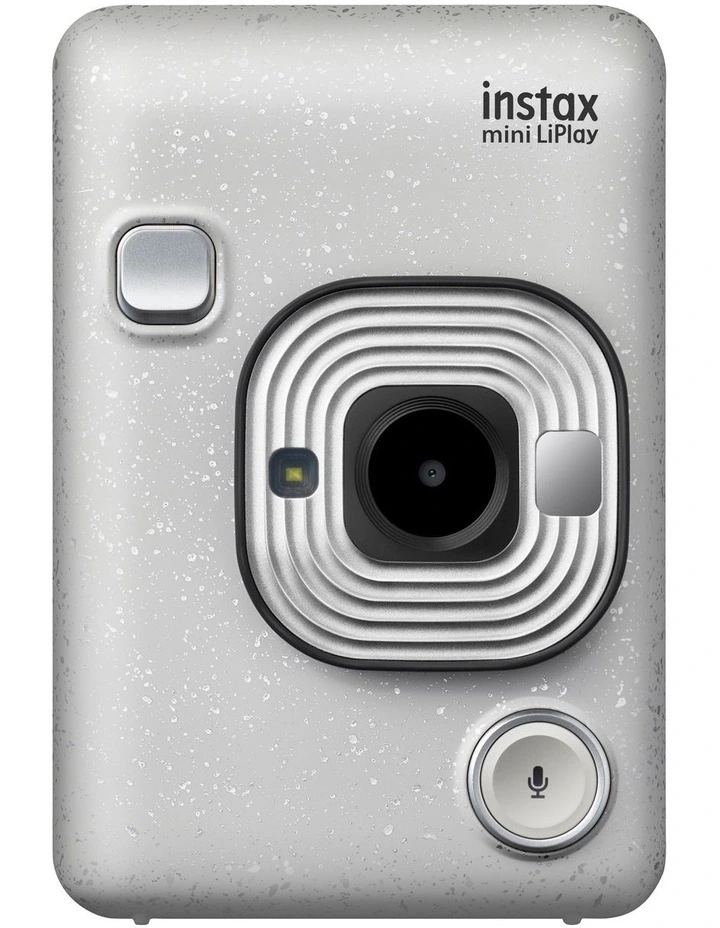 Instax LiPlay Stone White Hybrid Instant Camera