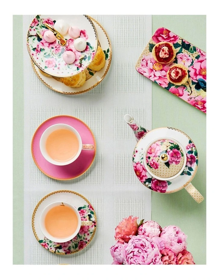 Teas & C's Silk Road Teaspoon 4 Piece Set in White