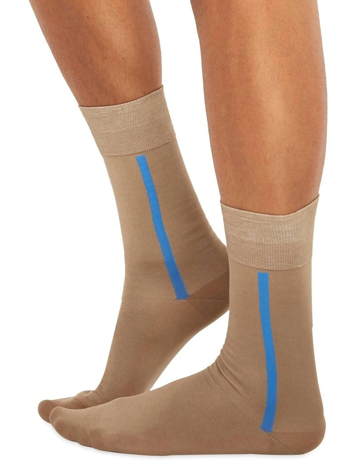 Men's Socks in Light Brown 10 Pack