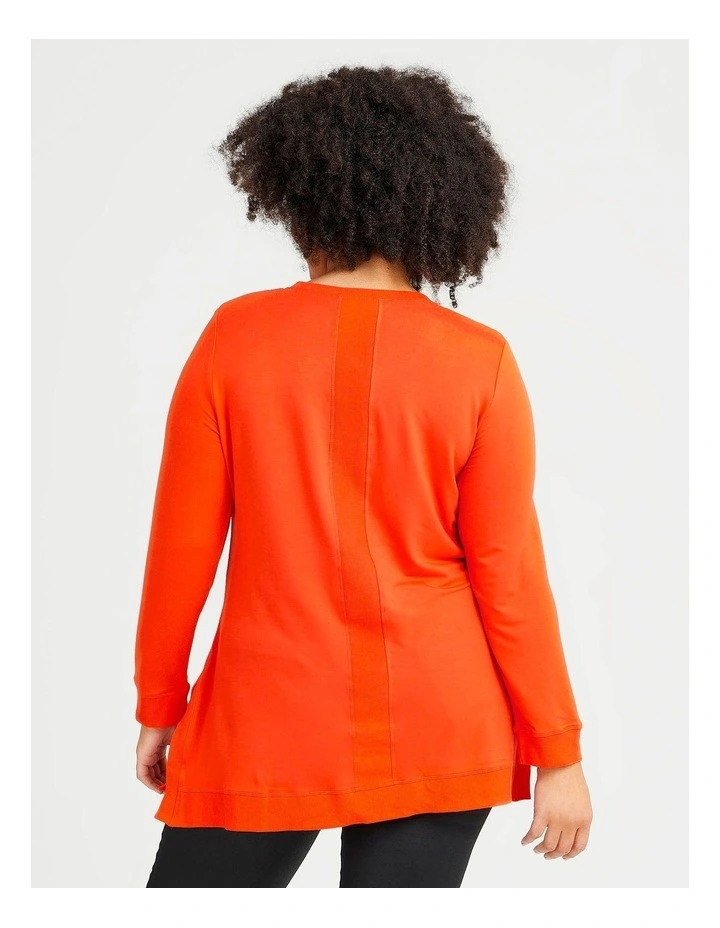 Bamboo Obsession Geo Star Top Mandarin