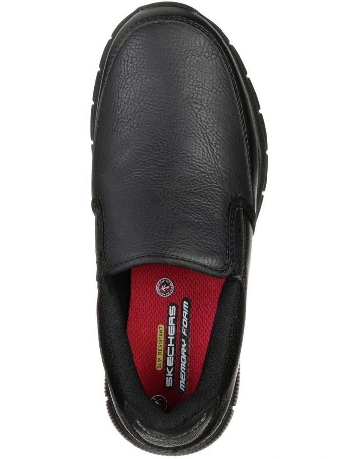 Work Relaxed Fit Nampa Annod SR Sneakers in Black