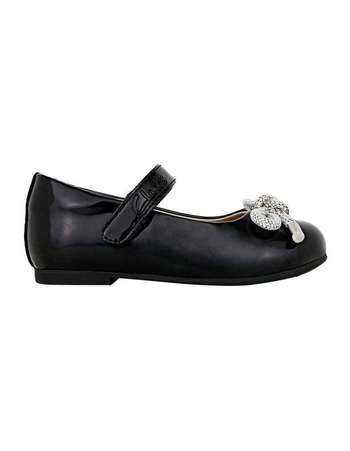 Amora Junior Shoes in Black Patent