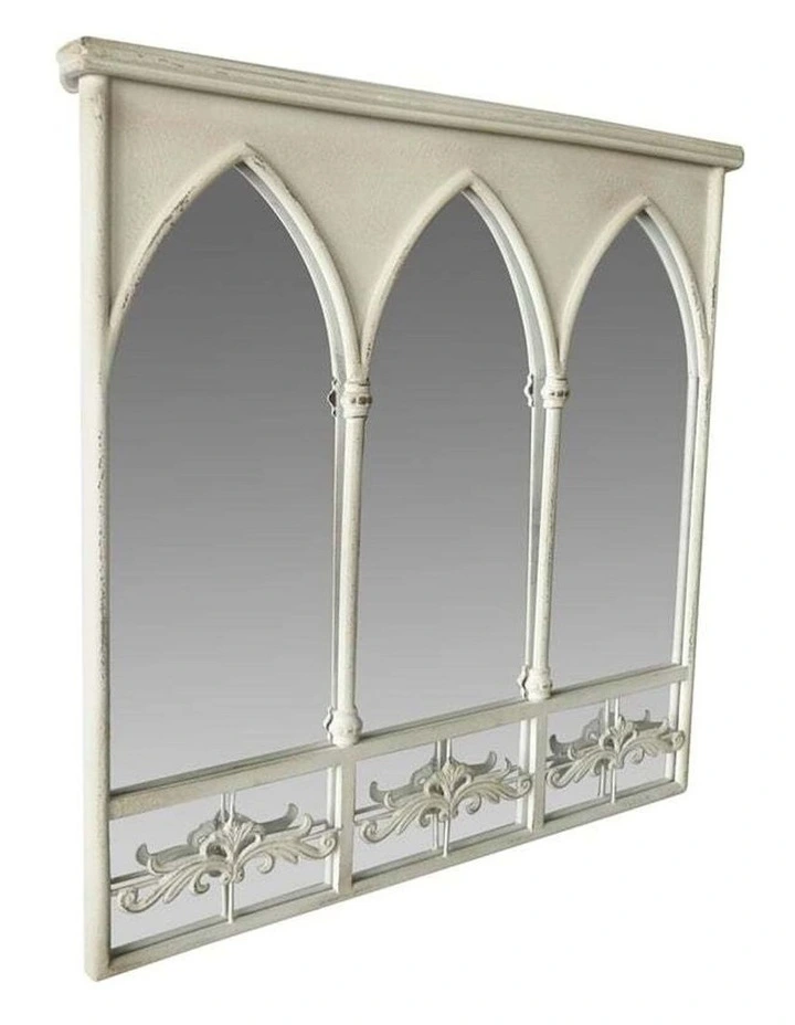 Vintage Design Square Wall Mirror 64cm