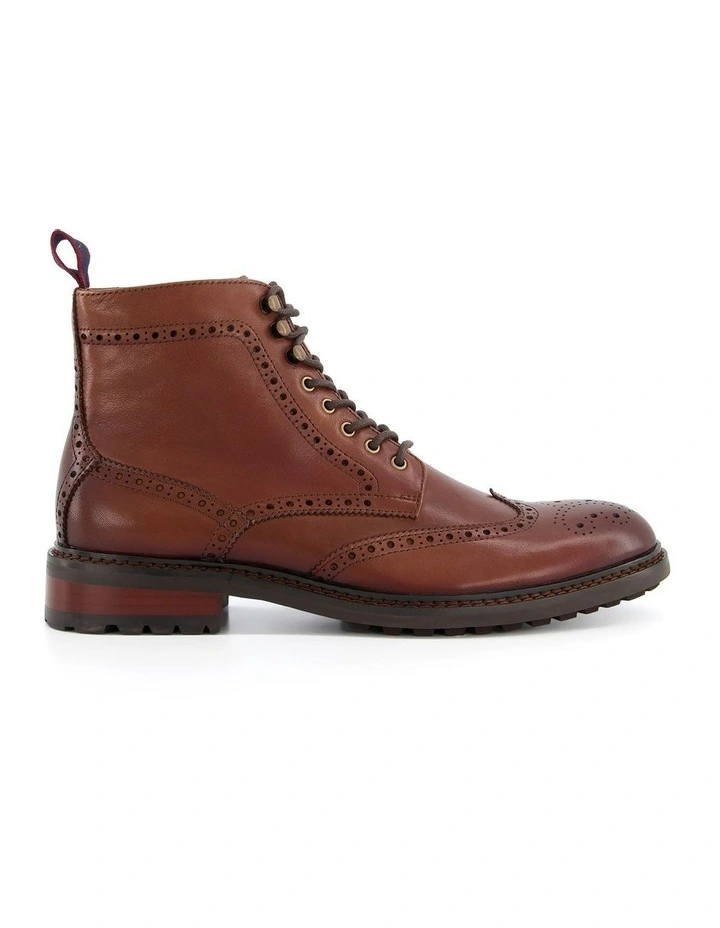 Colonels Lace-Up Boot in Tan