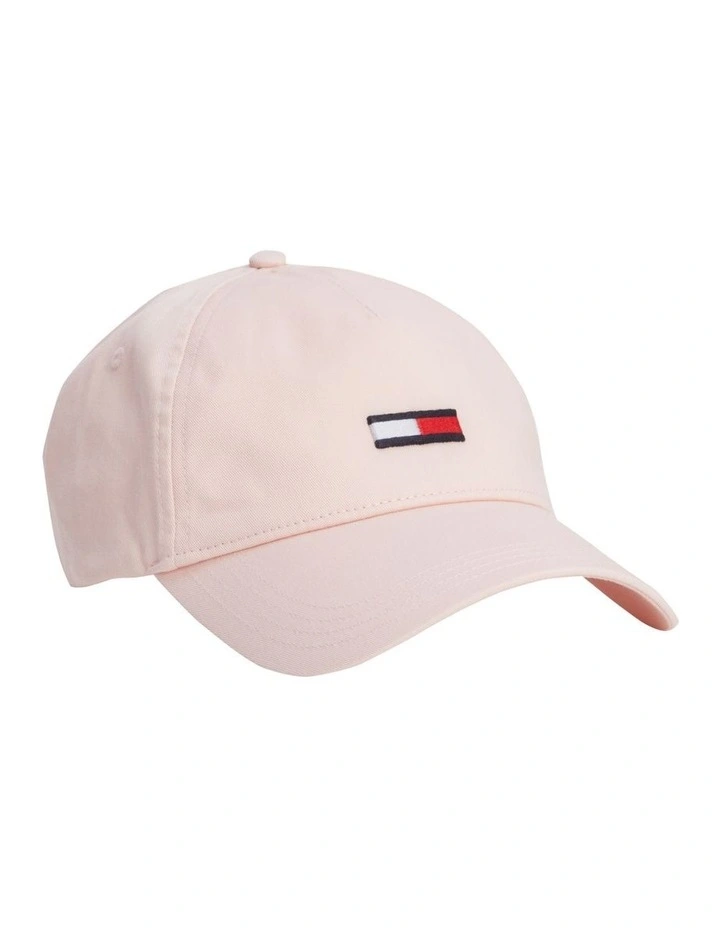 Flag Embroidery Baseball Cap in Pink