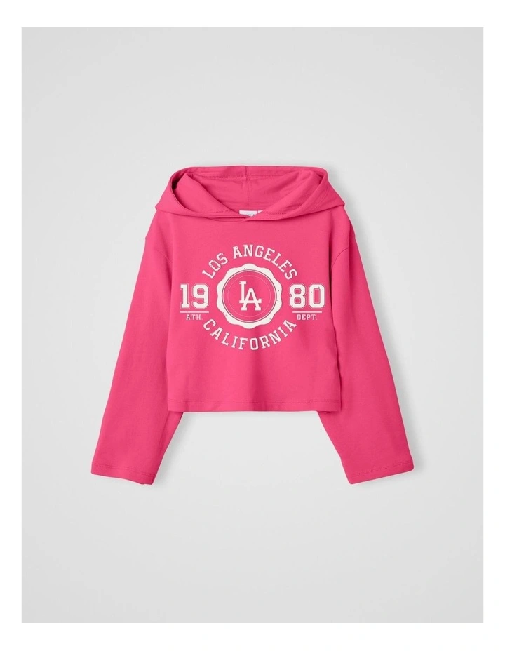 Viala Cropped Sweatshirt in Pink