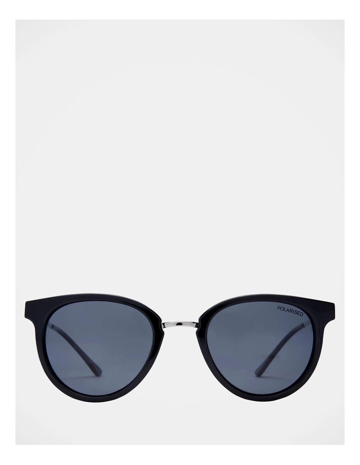Polarised Grey Round Sunglasses BS1552B 437669