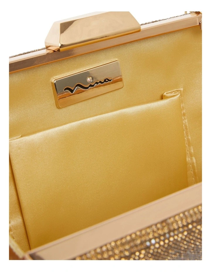 Desyre Gold Clutch Bag