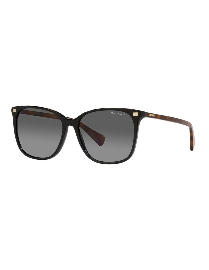 0RA5293 Polarised Sunglasses in Shiny Black