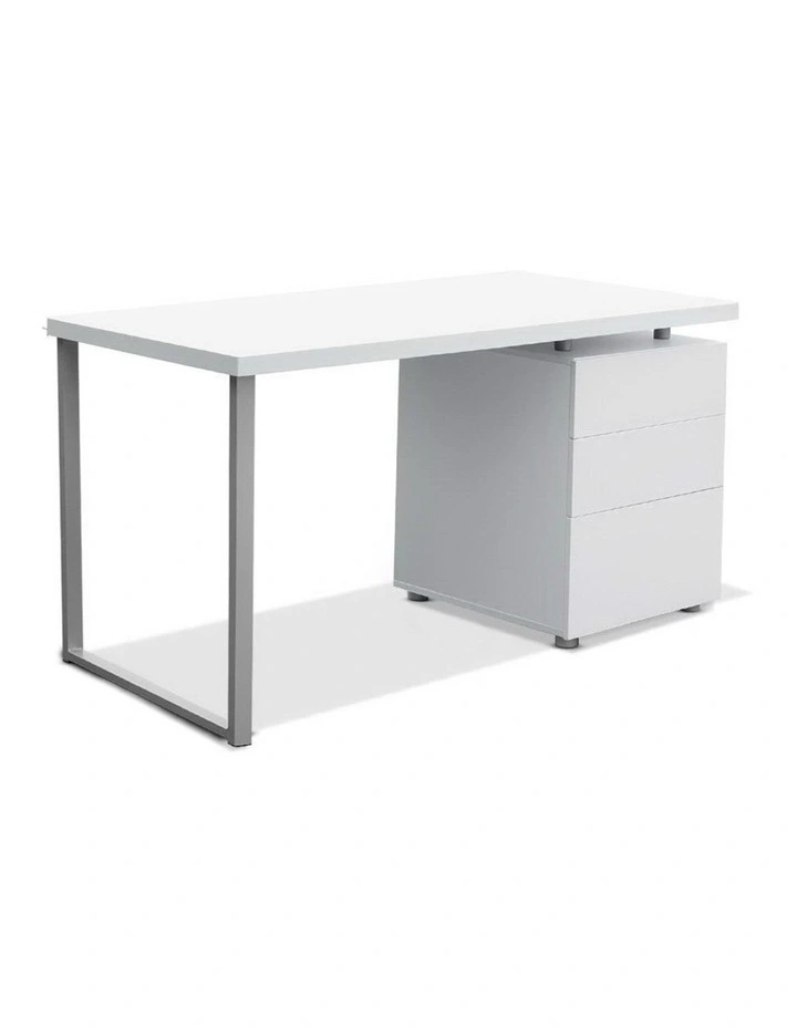 Computer Desk Drawer 140CM in White