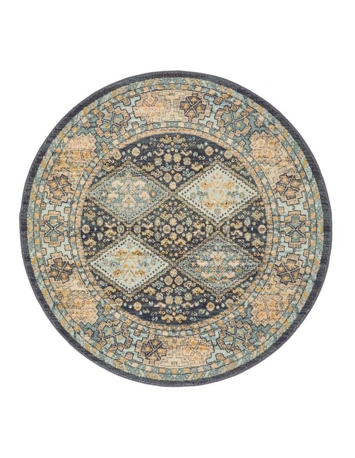 Legacy 857 Round Rug In Navy
