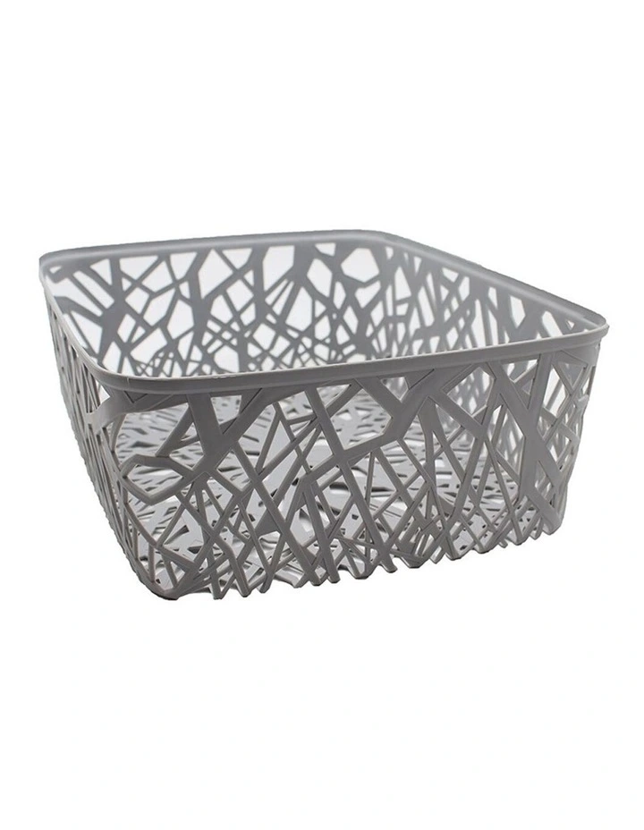 36.5cm Vin Storage Basket Holder Home Cleaning/Organiser Assorted