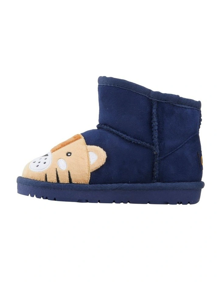 Frosty Tiger Slippers in Navy