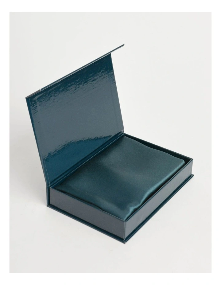 Luxe Silk Pillowcase in Teal
