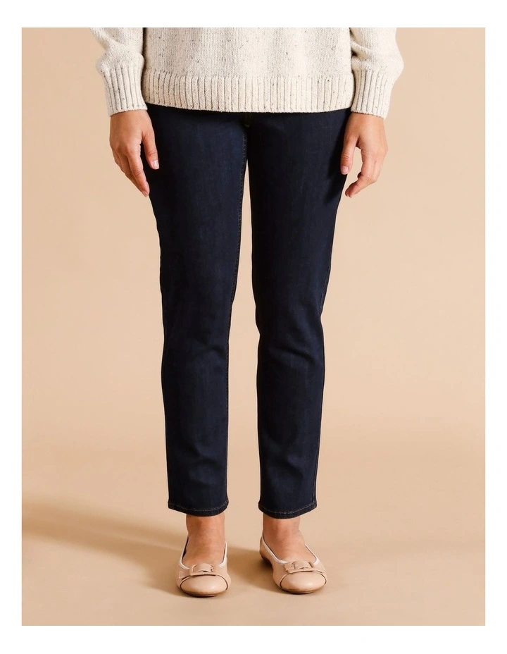 Organic Cotton Blend Wardrobe Staple Slim Jean in Indigo