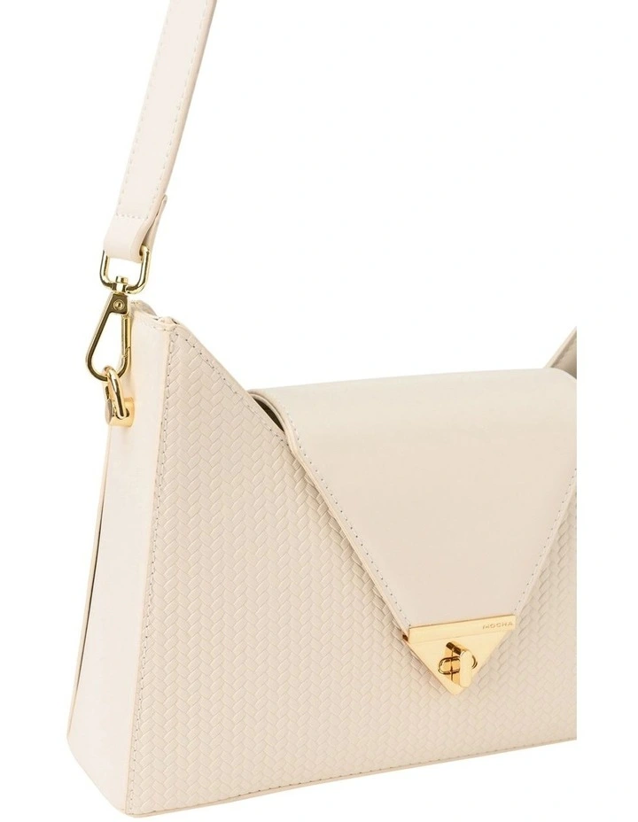 Tessa Shoulder Bag in Cream