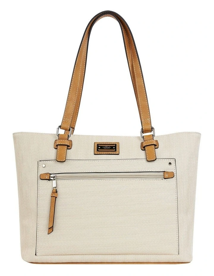 Edith Tote in Beige
