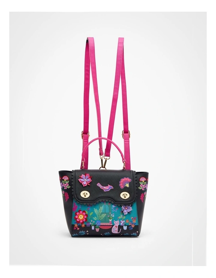 3D Garden Cat Bag in Multi