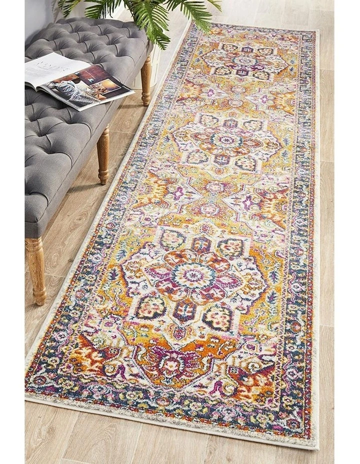 Babylon Runner Rug 207 in Multi