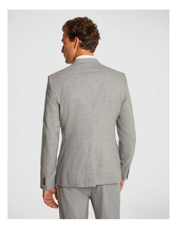 Camaro Slim Suit Jacket in Pewter
