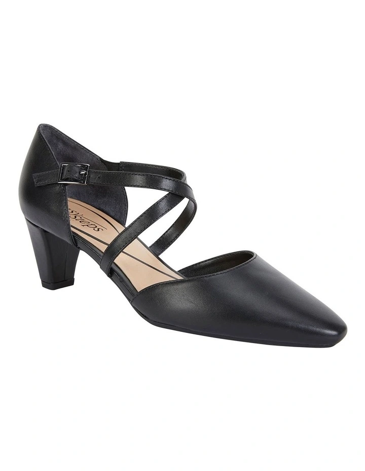 Addison Heeled Shoes in Black Glove