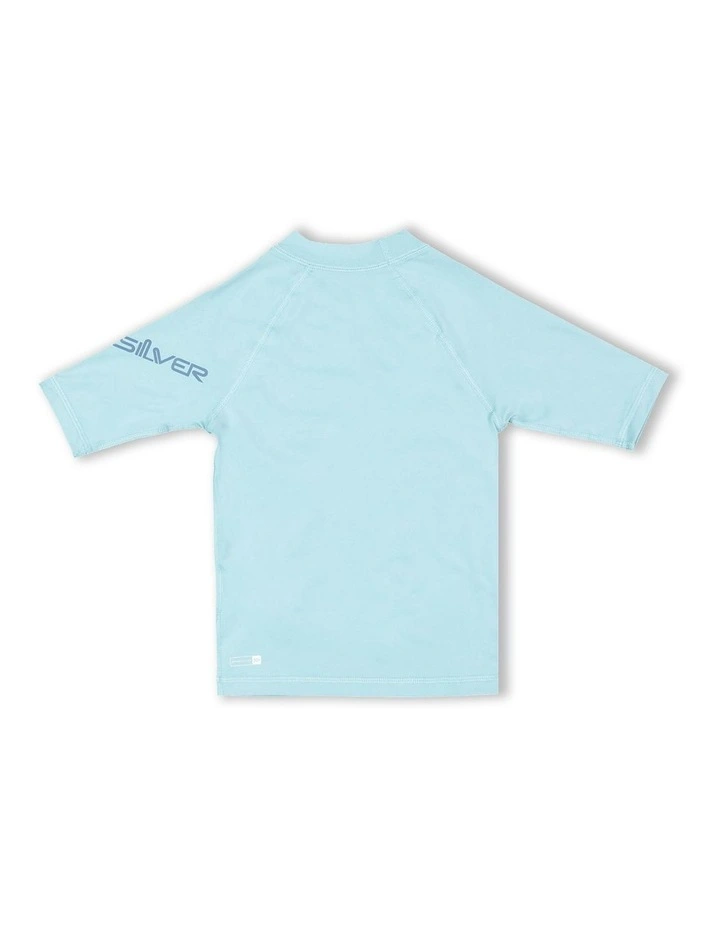 All Time Short Sleeve UPF 50 Rash Vest in Reef Waters