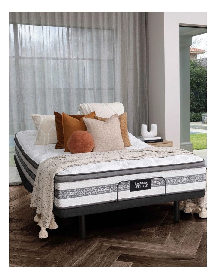 Lifestyle Modena Plush 7 Mattress in White