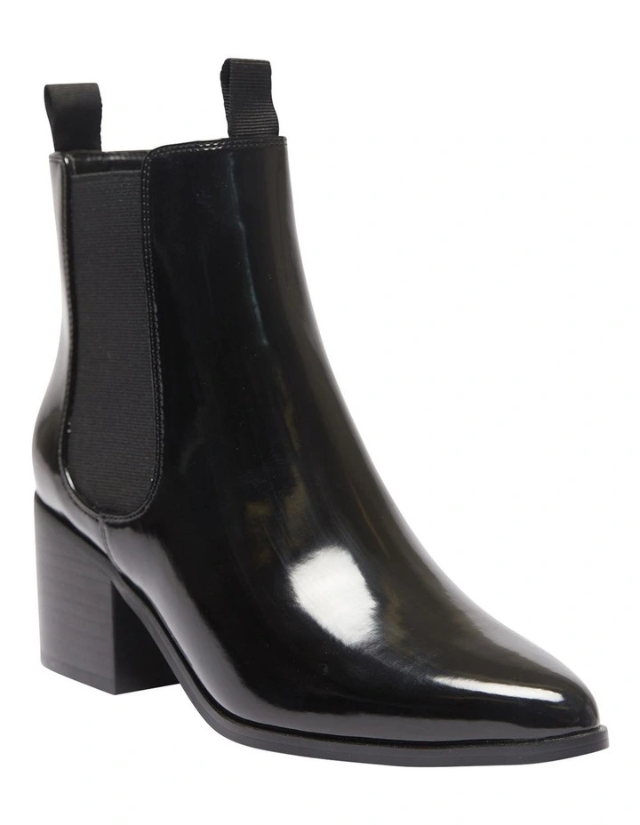 Faller Boots In Black Hi Shine