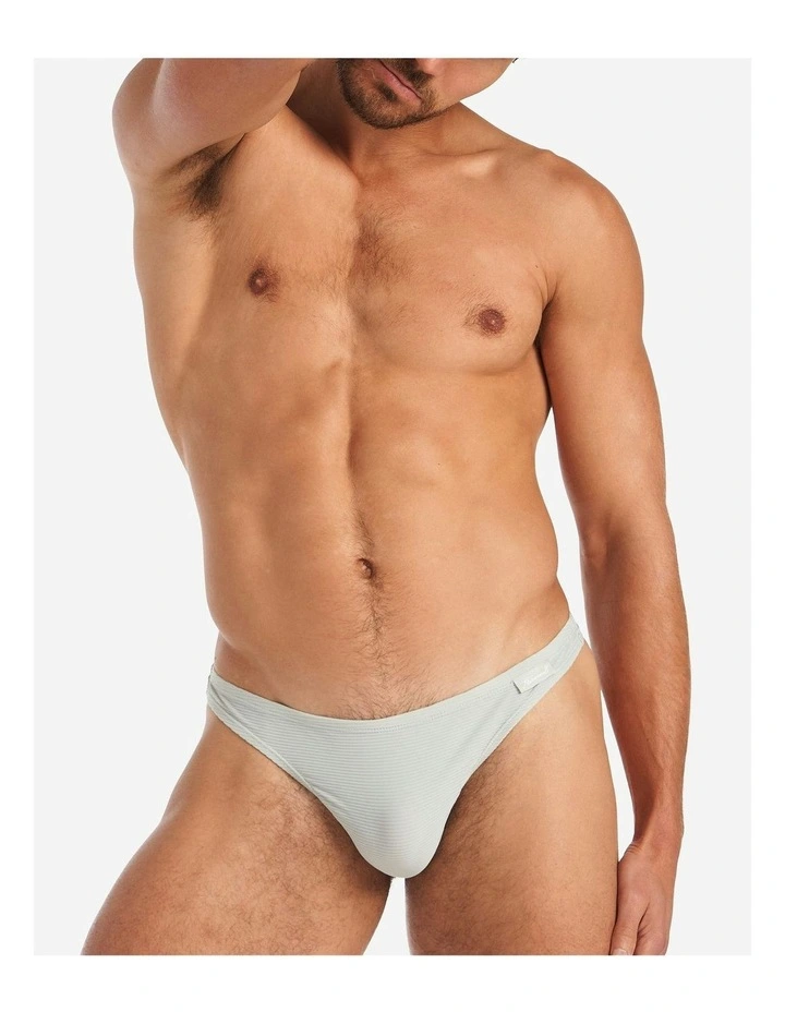 Eclipse Thong in Blue Fox