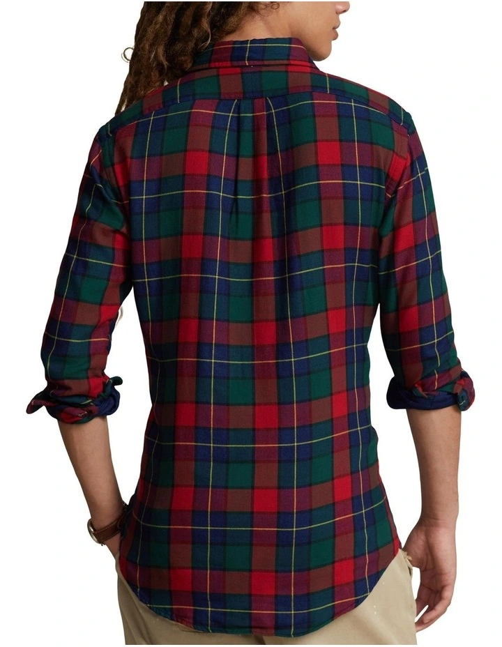 Classic Fit Plaid Double-Faced Shirt in Multi