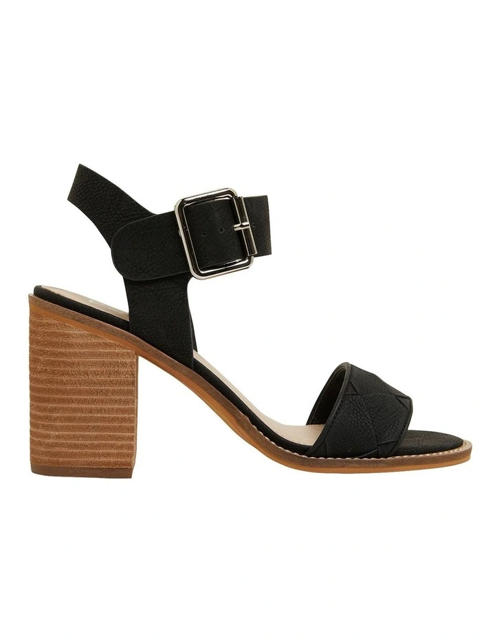 Hanson Black Nubuck Sandals