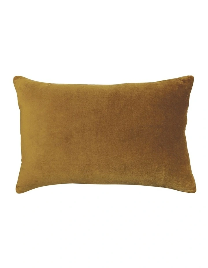 Velvet Cushion Mustard