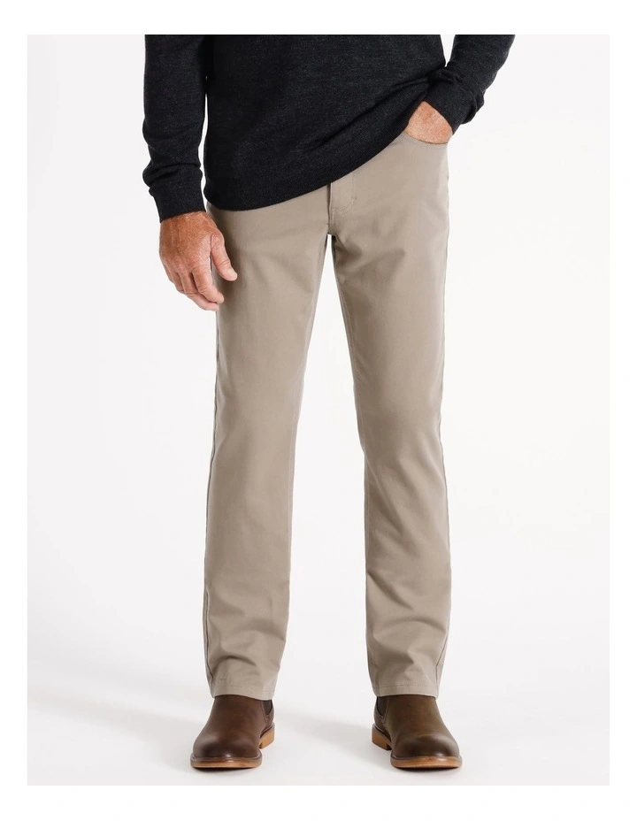 Duke Stretch 5 Pocket Pants in Camel
