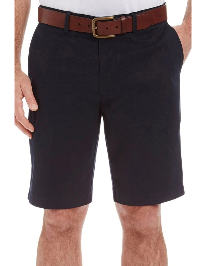 Comfort Stretch Twill Shorts in Navy