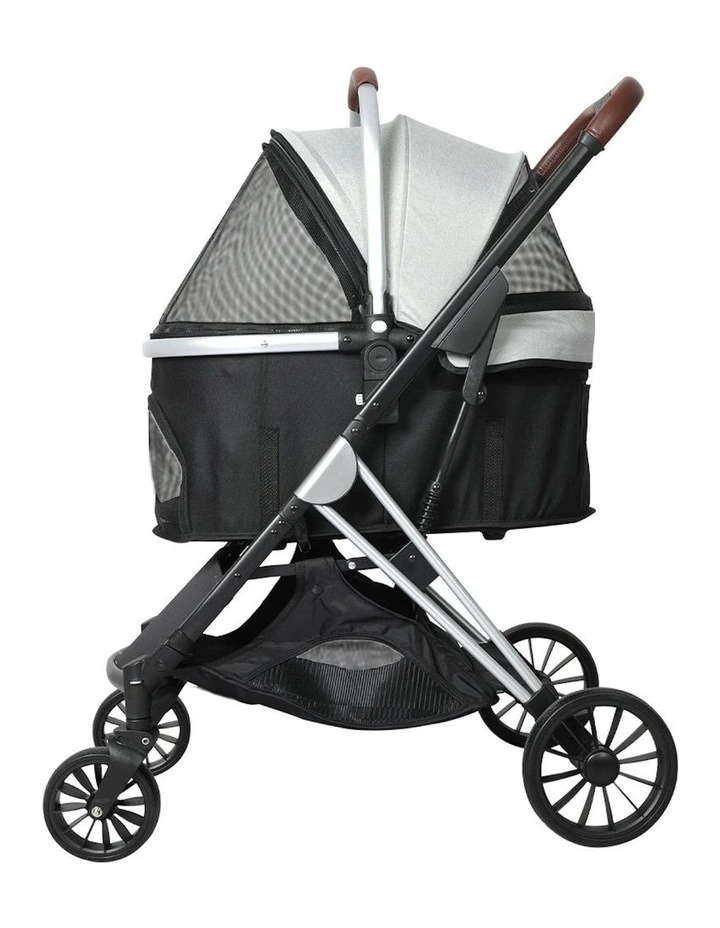 4 Wheels Pet Stroller 50kg in Grey