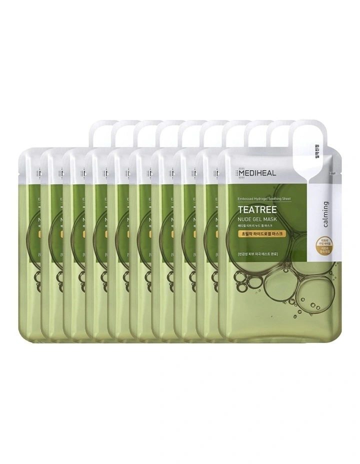 Tea Tree Nude Gel Mask Bundle 10 Pieces