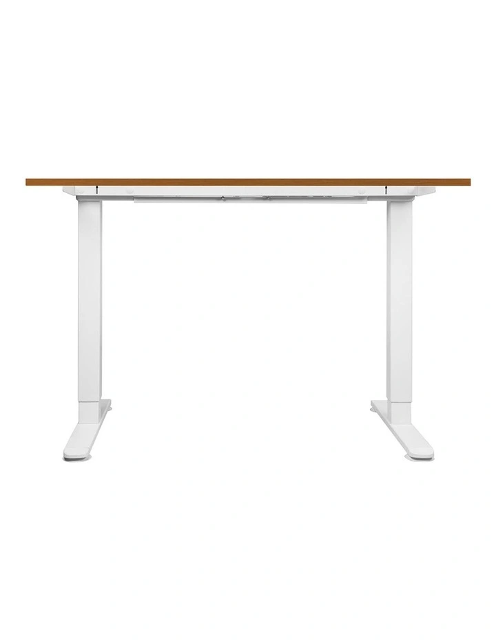 Electric Dual Motor Height Adjustable Motorised Standing Desk 140cm in Natural