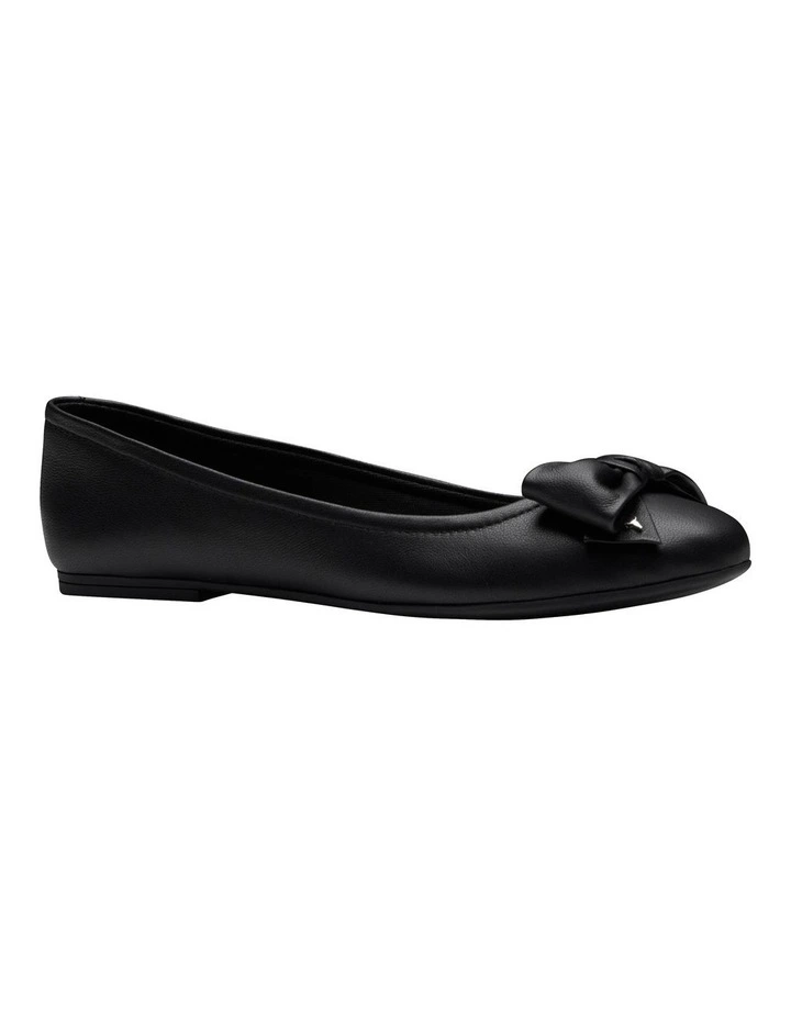 Bunny Leather Ballet in Black