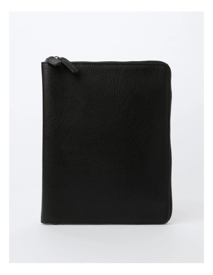 Pebbled PU Desk Organiser in Black