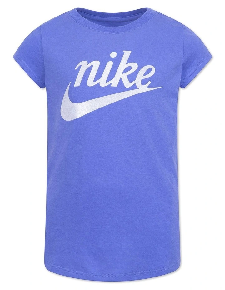 Futura Script T-shirt in Blue