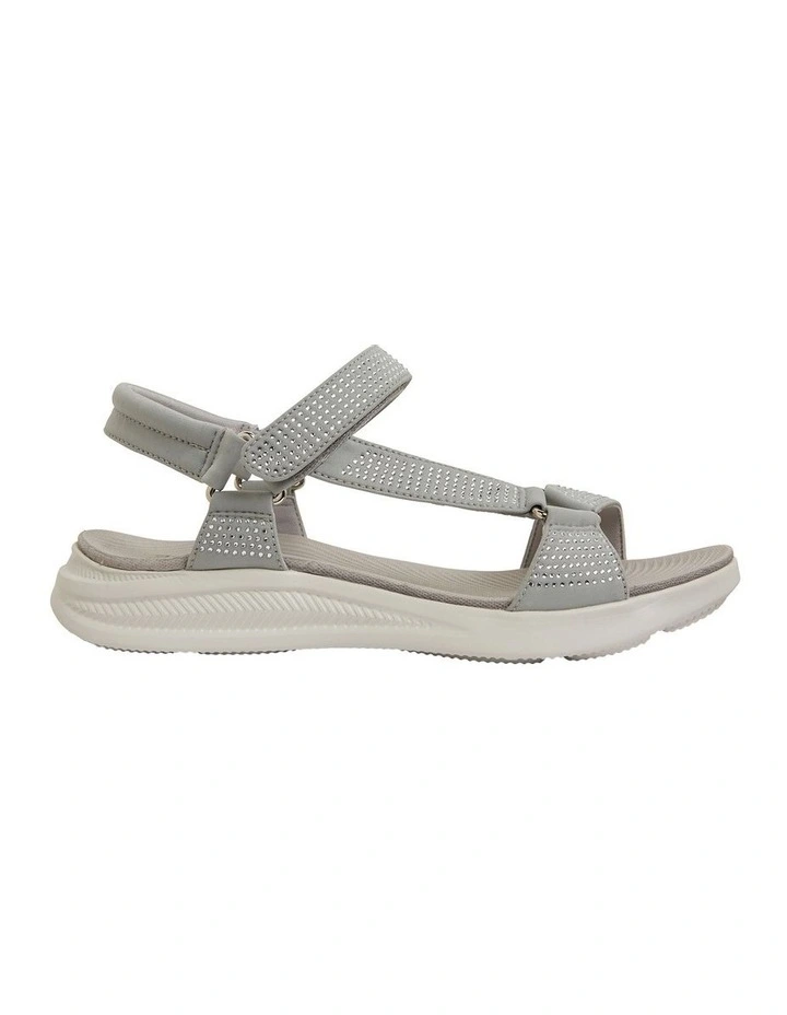 Naples Light Grey Diamante Sandals