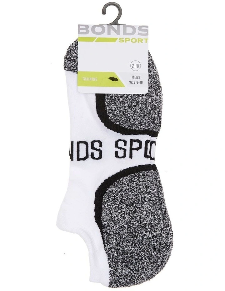 Ultimate Comfort Low Cut Sock 2 Pack in White