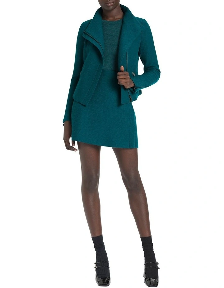 Lani Felted Wool Jacket in Green