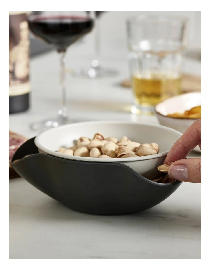 Double Dish in Grey