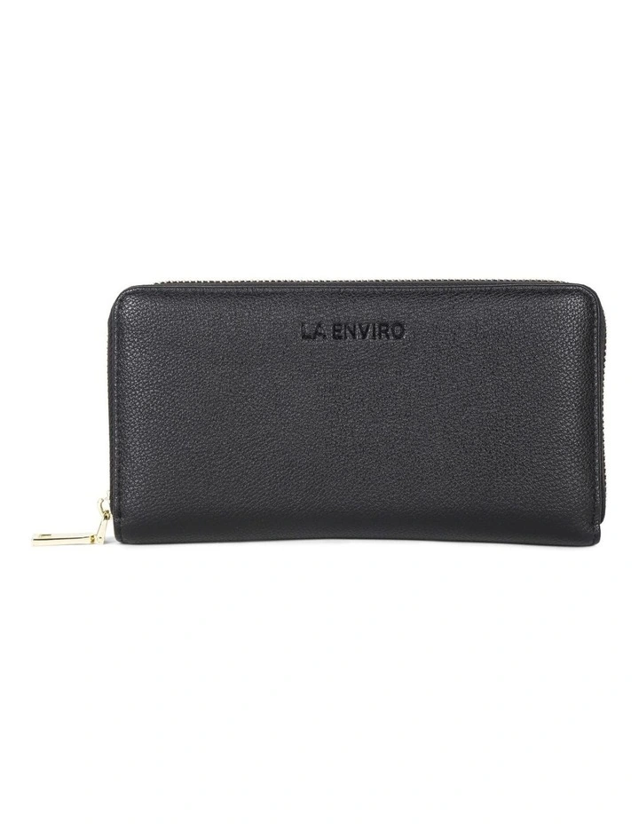 Eva Vegan Wallet in Black