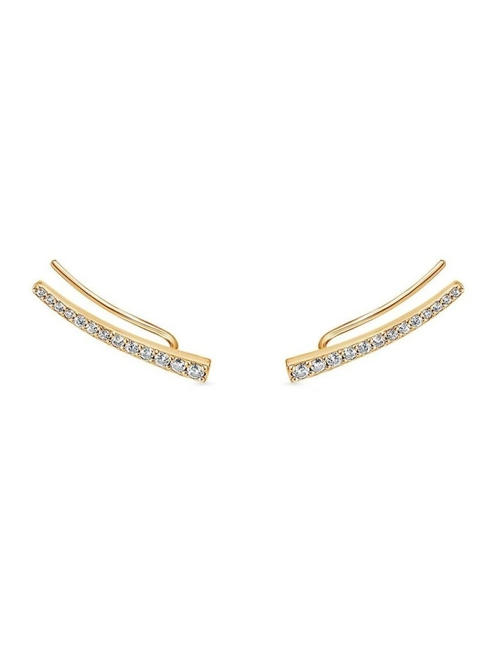Naked Ear Climber in Gold