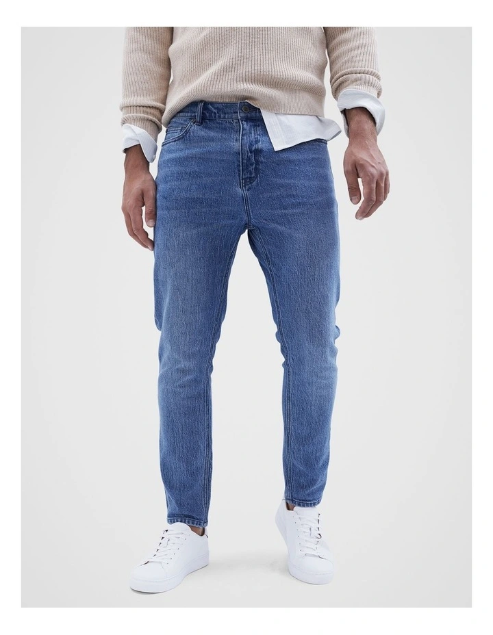 Slim Tapered Jean in Denim