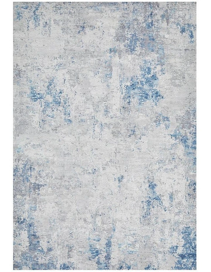 Illusions 132 Rug In Blue/Silver