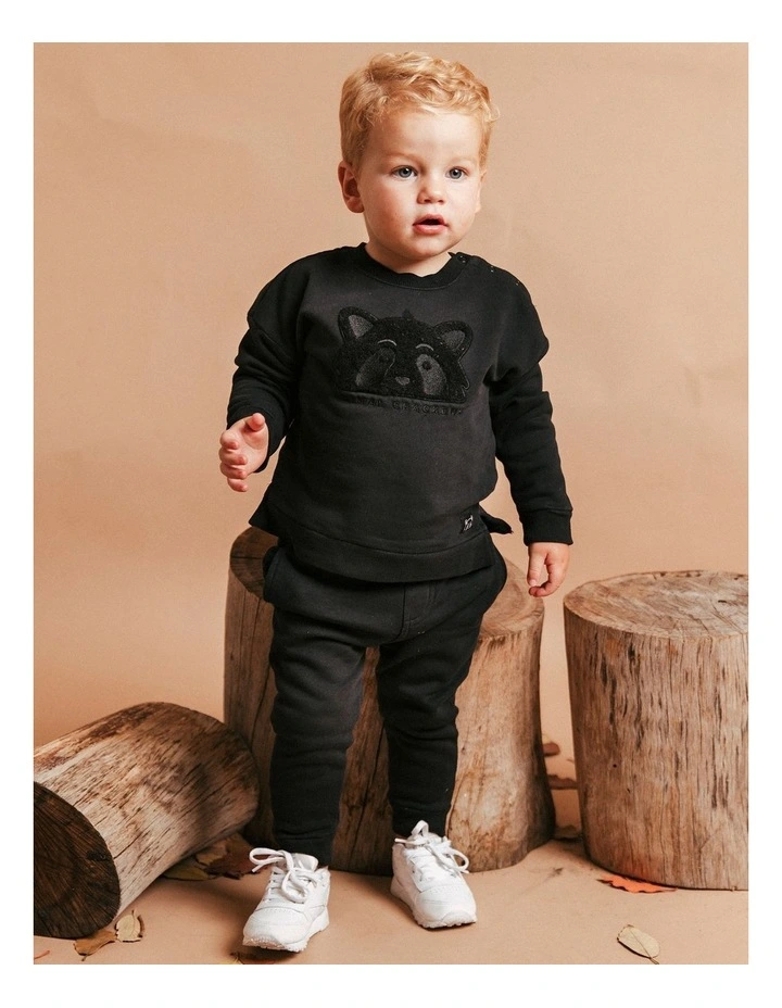 Raffael Pant (Size 0-5) in Washed Black